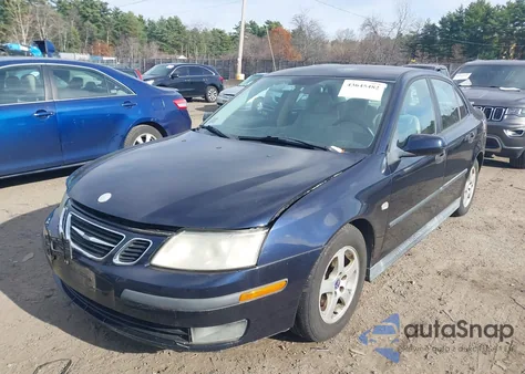 2003 Saab 9-3 Linear из США, поврежденный, VIN YS3FB49S931046319